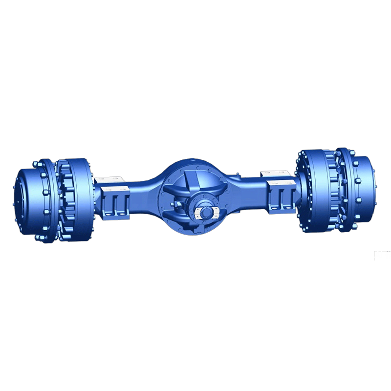 Drive axle of an underground loading and unloading machine