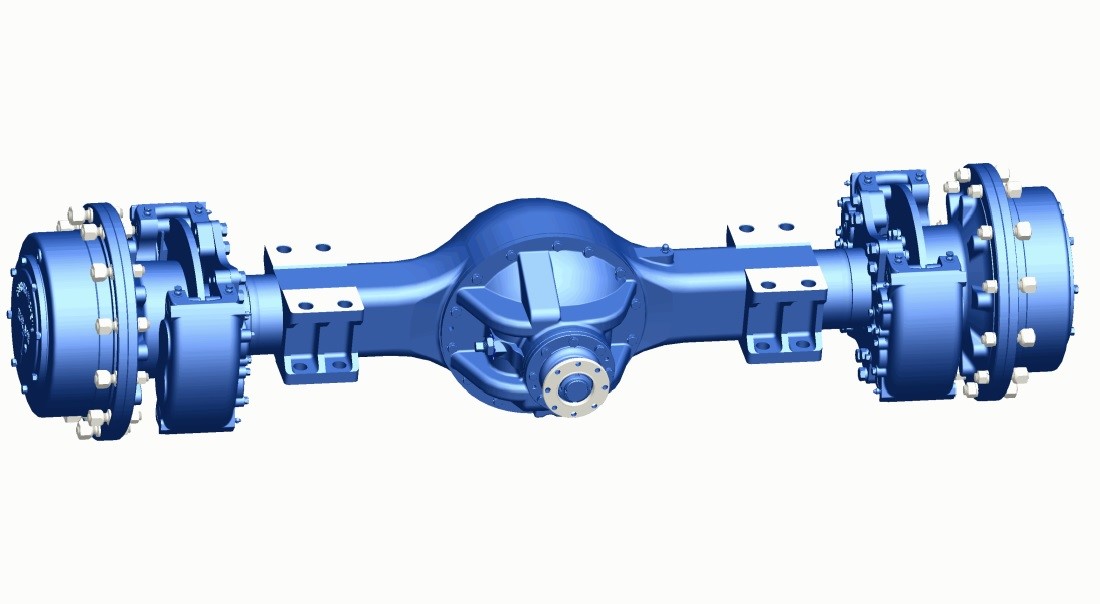 Drive axle for loaders series