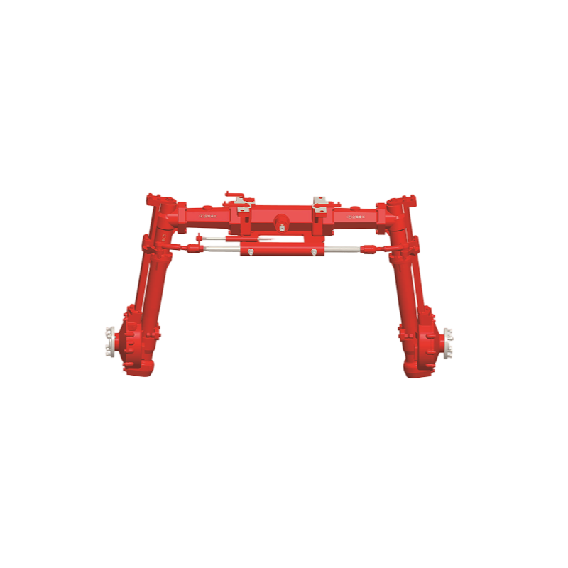 Rear axle of the sprayer