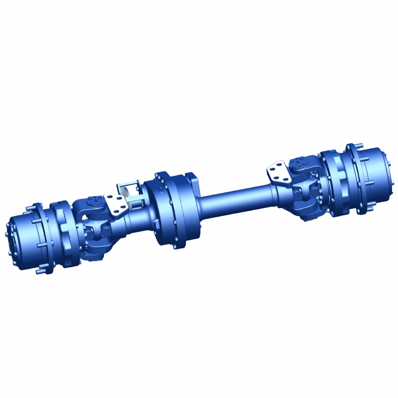 Front drive axle of the tractor
