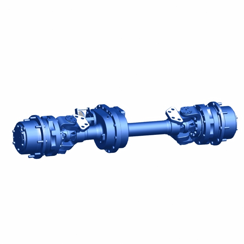 Front drive axle of the tractor