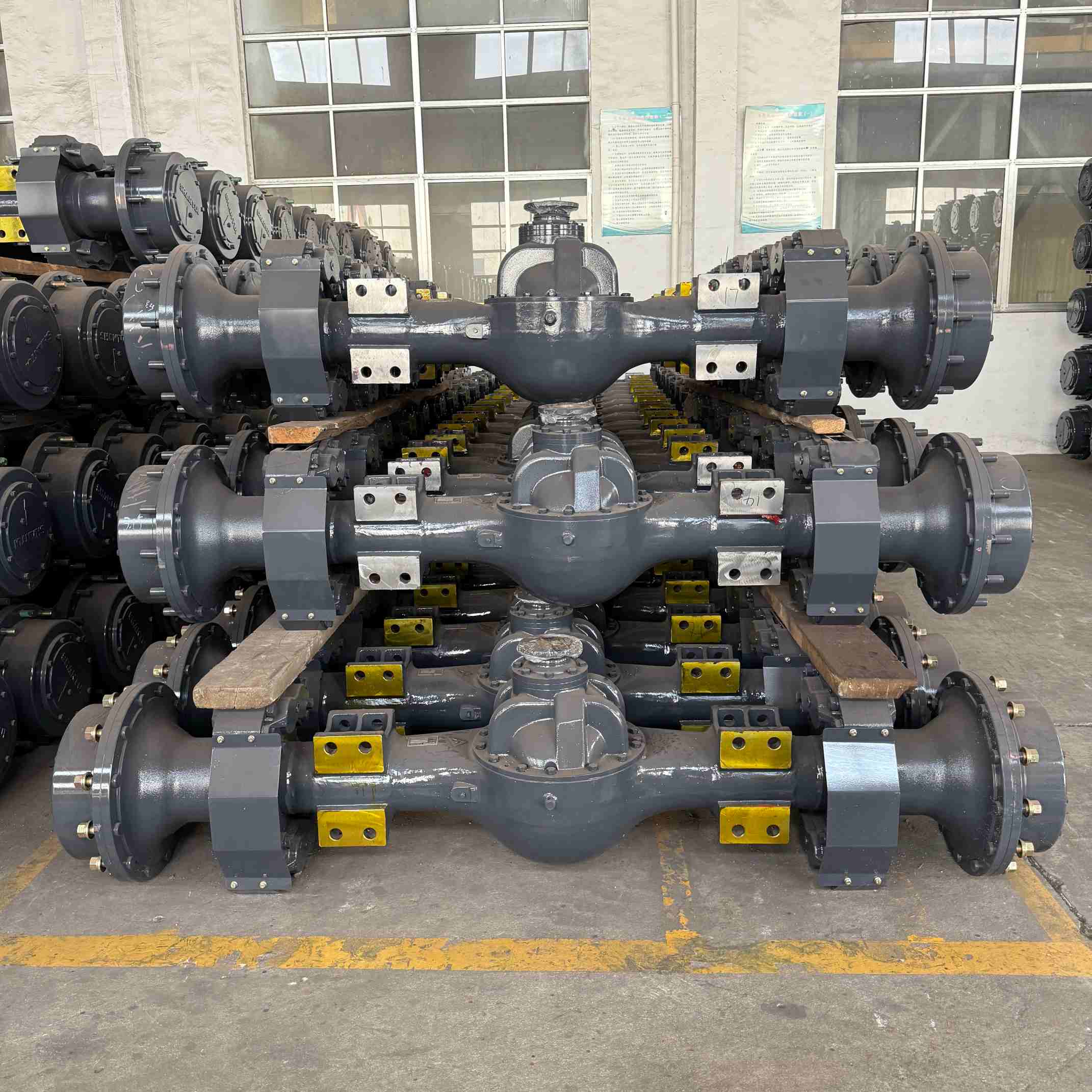 Drive axle for loaders series