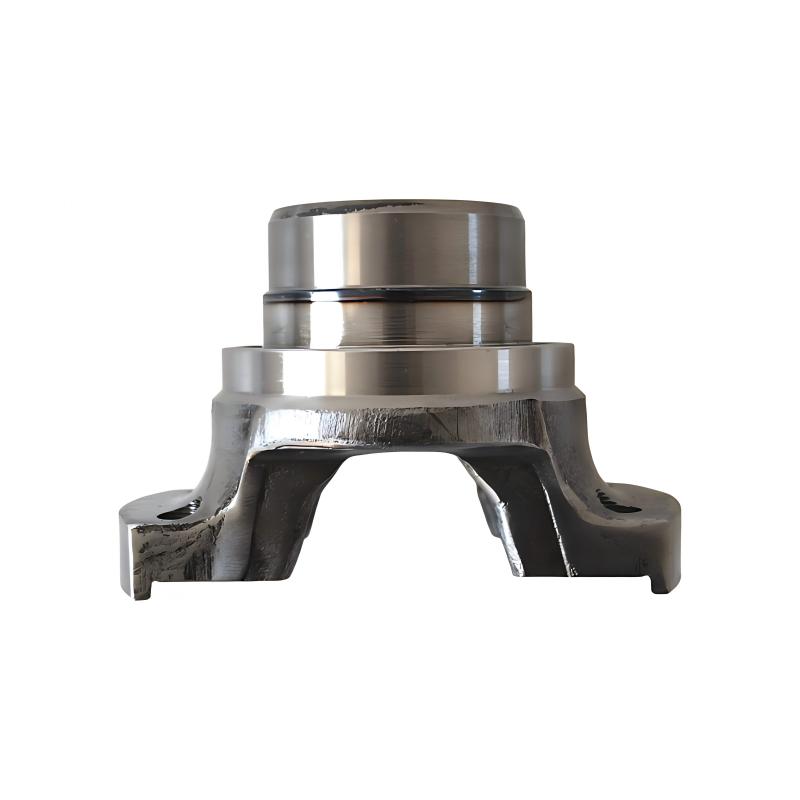 Shaped flanges with internal splines and end keyways