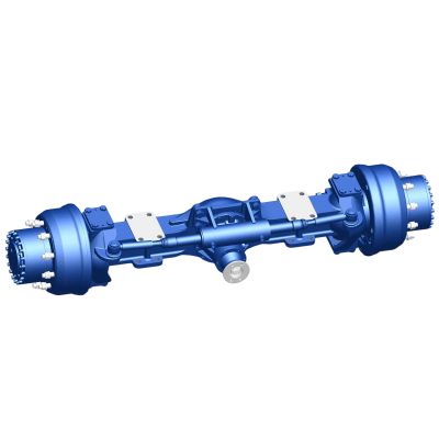 Drive axle for a 12-ton wheeled excavator