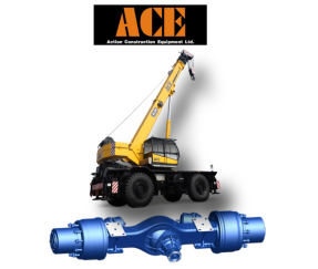 Crane front drive axle