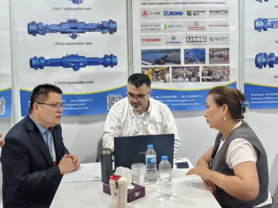 Grand opening of the Turkish construction machinery exhibition｜Shandong Lutong expanded its presence in the West Asian market, and the custom-made leading axle was recognized by equipment manufacturers