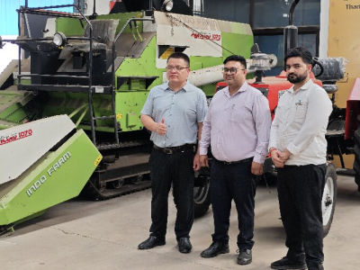 bauma India exhibition concluded: Shandong Lutong specialists visited customer factories