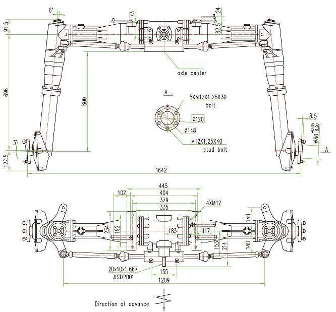 rear drive axle