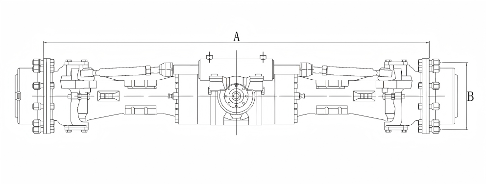 Telehandler Axle