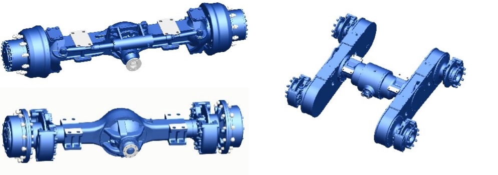 Is the drive shaft and the leading bridge the same?