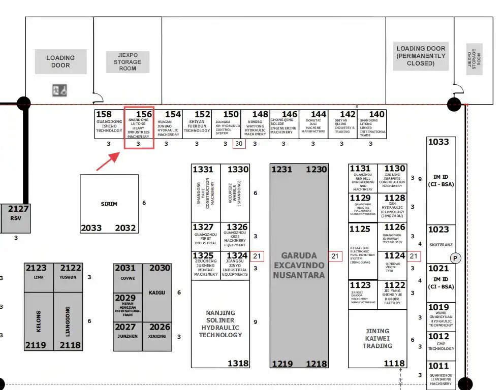Shandong Lutong exhibited drive axle at Indonesia Construction Machinery Exhibition 2025