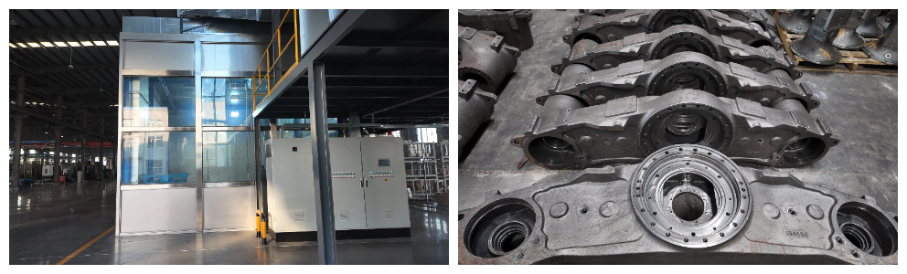 Shandong Lutong has added a new manual cleaning line, refined, which can improve the quality of the drive axle.