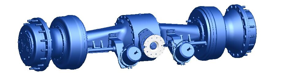 Drive axle of the T400 tractor