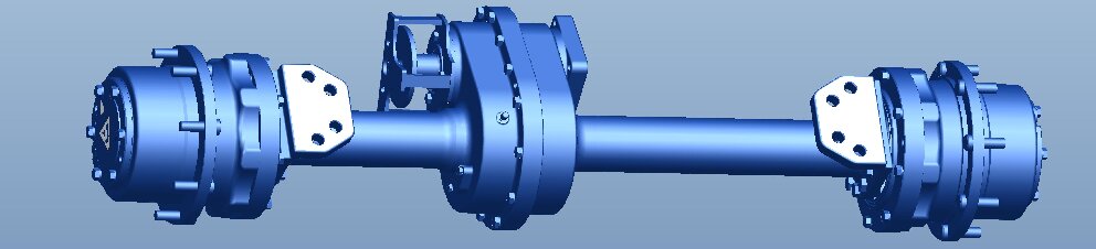 Drive axle of the WL50 light-duty tractor