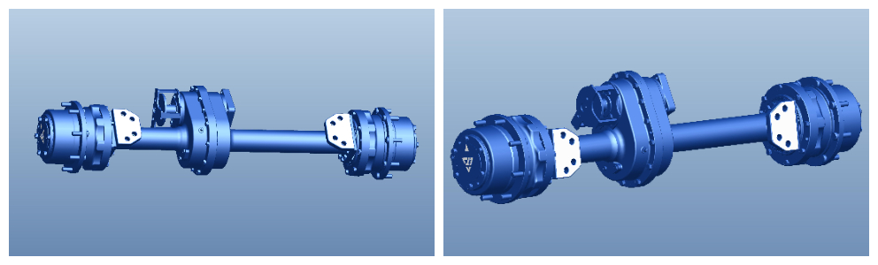 Drive axle of the WL50 light-duty tractor