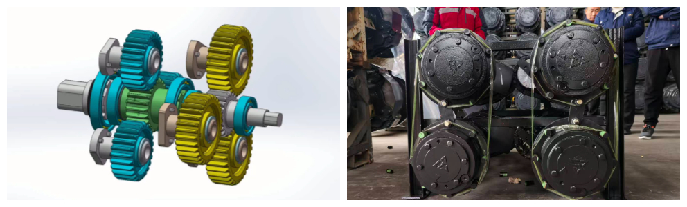 Drive axle of the WL50 light-duty tractor