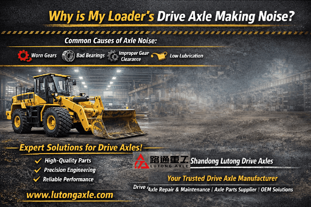Why is the loader drive axle noisy? Why is the loader drive axle noisy?