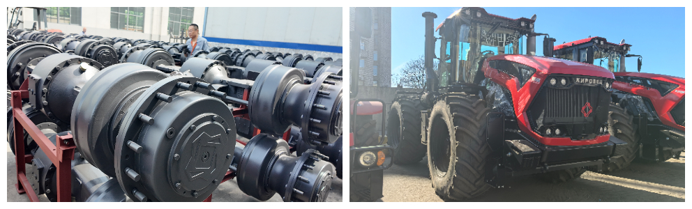 The drive axle of the Shandong Lutong × Xuzhou KR LT400 tractor expands the capabilities of the articulated tractor The drive axle of the Shandong Lutong × Xuzhou KR LT400 tractor expands the capabilities of the articulated tractor