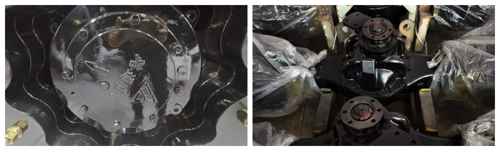 The drive axle of the Shandong Lutong × Xuzhou KR LT400 tractor expands the capabilities of the articulated tractor The drive axle of the Shandong Lutong × Xuzhou KR LT400 tractor expands the capabilities of the articulated tractor