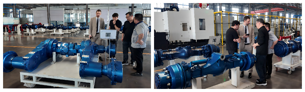 The Russian company Rostselmash visited our enterprise to conduct research and negotiations on deepening mutually beneficial cooperation in the field of drive axles.