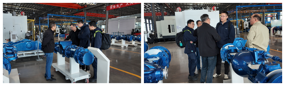 Sunward Intelligent Equipment Co., Ltd. visited Shandong Lutong to explore in-depth cooperation in the field of drive axles. Sunward Intelligent Equipment Co., Ltd. visited Shandong Lutong to explore in-depth cooperation in the field of drive axles.