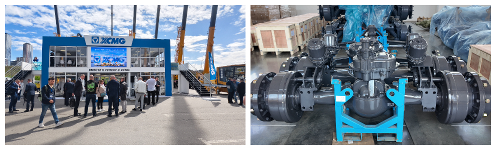 Grand opening of the CTT exhibition in Russia | Shandong Lutong: A complete range of top-quality bridges from leading domestic and international construction equipment manufacturers.