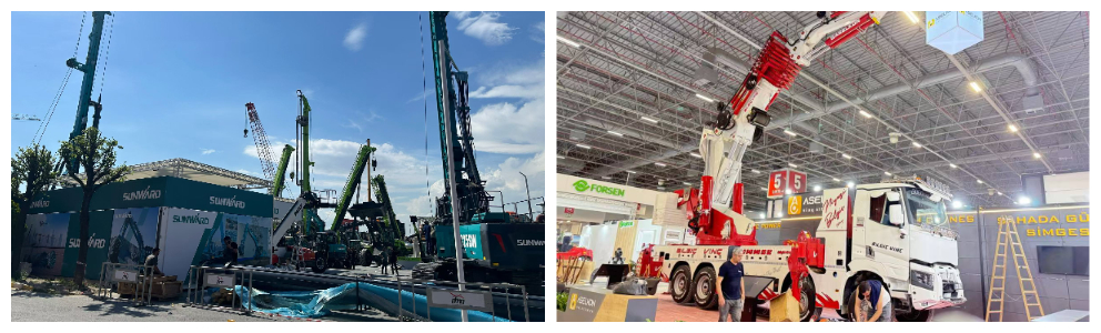 Grand opening of the Turkish construction machinery exhibition｜Shandong Lutong expanded its presence in the West Asian market, and the custom-made leading axle was recognized by equipment manufacturers