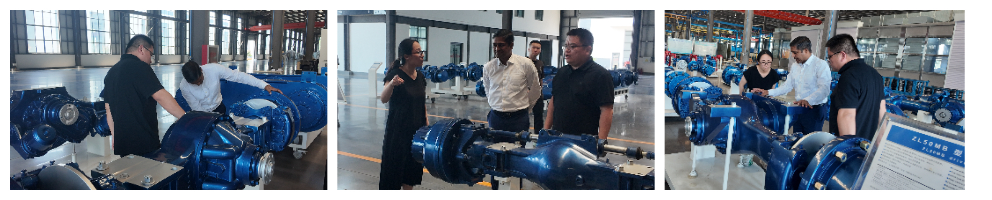 Indian customers come to inspect the leading bridge and sincerely invite major equipment manufacturers to cooperate.
