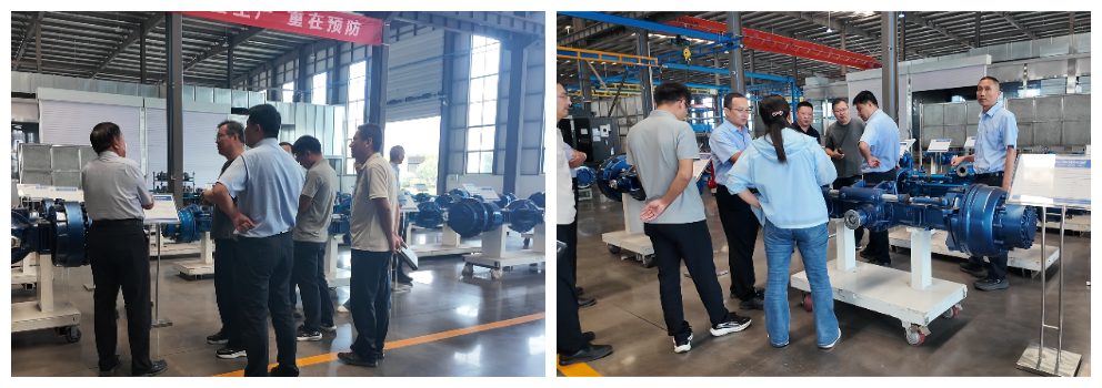 Shandong Lingong visited Shandong Lutong to discuss cooperation in the field of leading axles