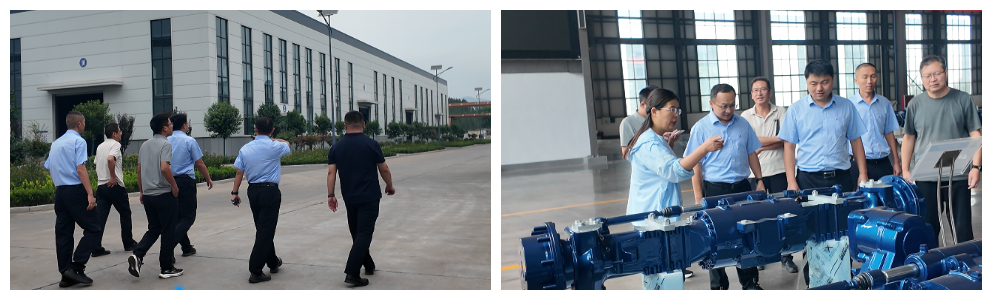 Shandong Lingong visited Shandong Lutong to discuss cooperation in the field of leading axles