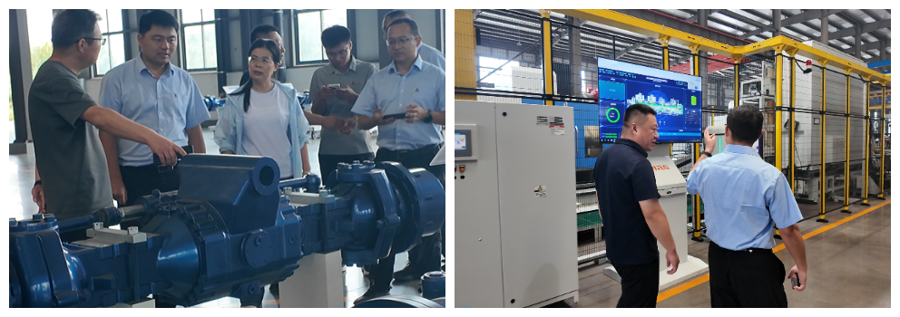 Shandong Lingong visited Shandong Lutong to discuss cooperation in the field of leading axles
